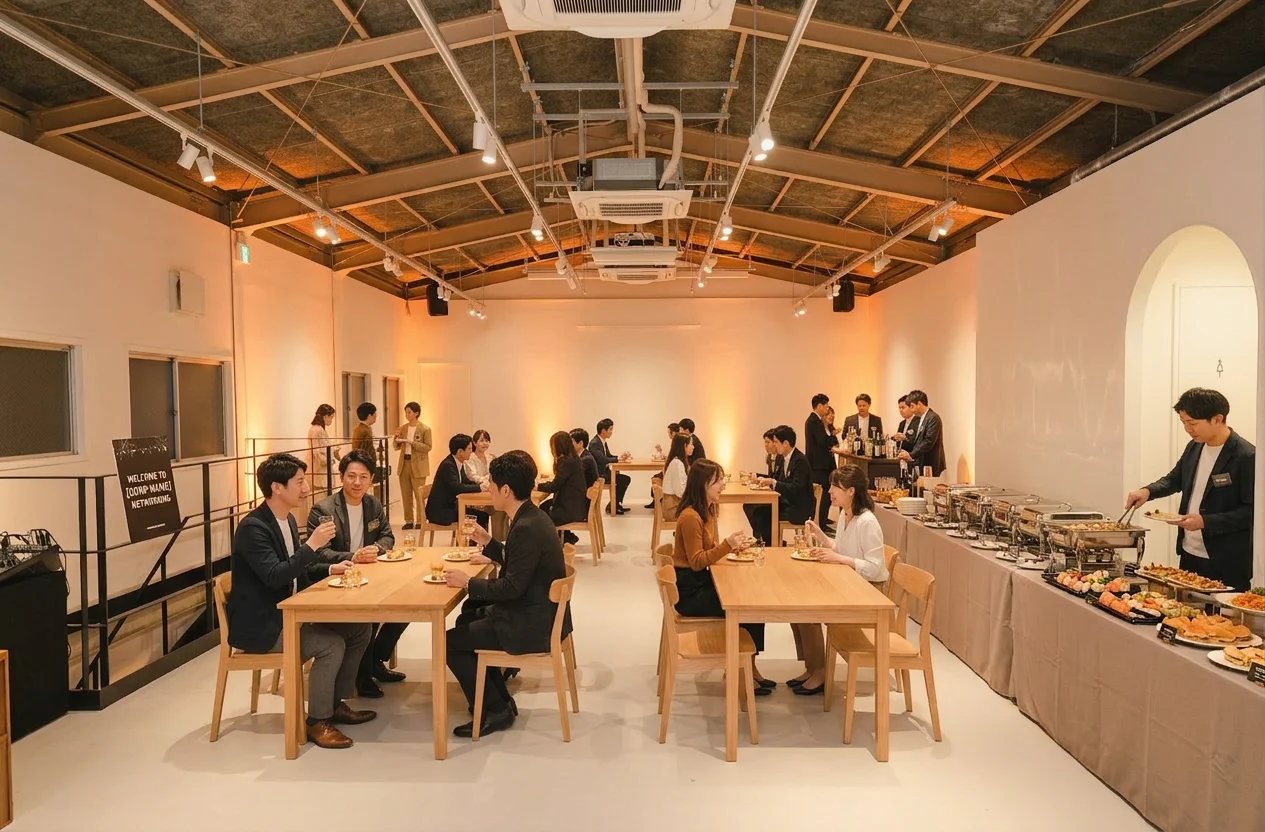 平日開催の社員総会+懇親会